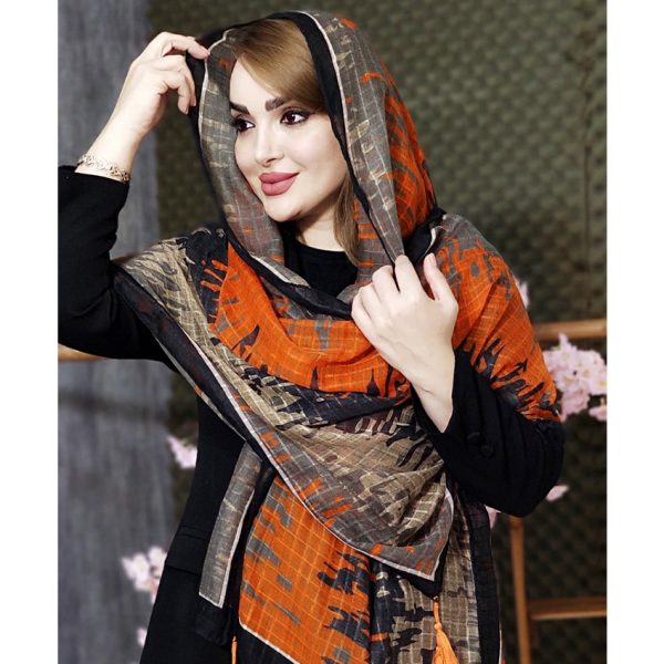 شال طرحدار آبرنگی 35700317/3 - Image 1