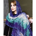 شال طرحدار آبرنگی 35700317/3 - Image 3