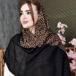 شال پلیسه پلنگی - مانتو پاتریس رشت