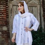 مانتو راه راه نخی