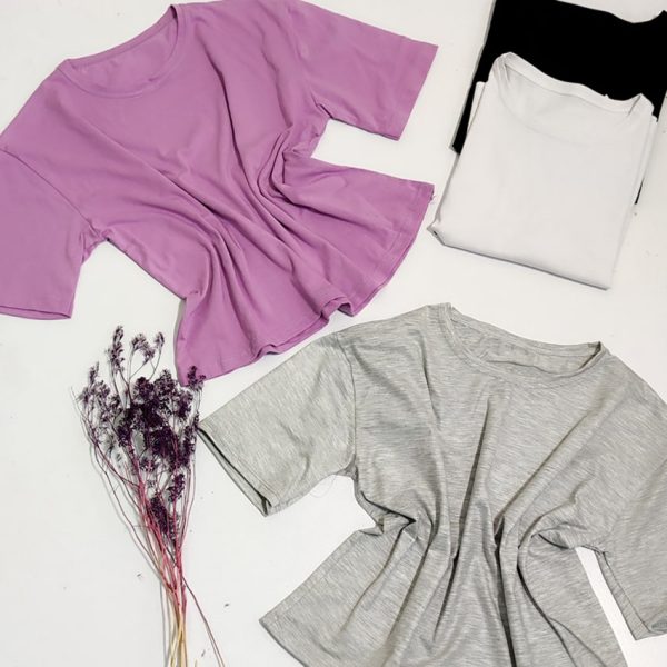 تیشرت کراپ ساده - مانتو پاتریس رشت