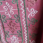 پیراهن ابروبادی بلند گلدوزی - مانتو پاتریس رشت