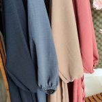 پیراهن ابروبادی بلند گلدوزی - مانتو پاتریس رشت