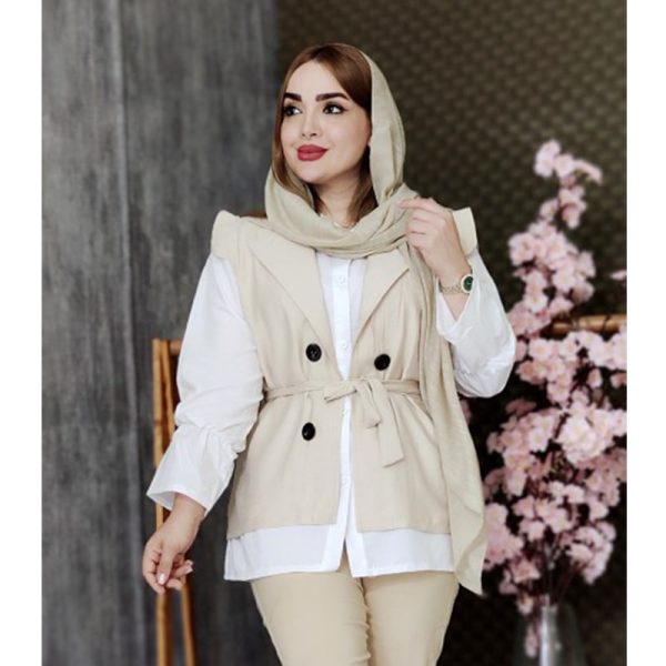 شومیز سفید وست بابوس 3760089 - Image 2