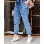 شلوار جاگر نیل آبی - مانتو پاتریس رشت