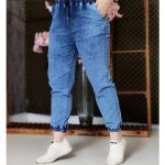 شلوار جاگر نیل آبی - مانتو پاتریس رشت