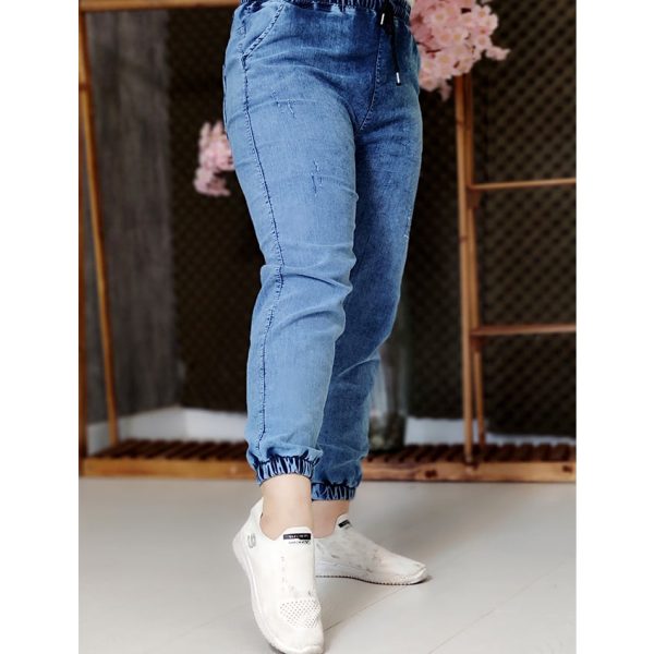 شلوار جاگر نیل آبی - مانتو پاتریس رشت