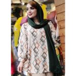 تونیک جلوبسته طرحدار - مانتو پاتریس رشت