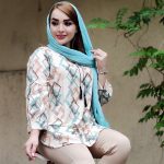 تونیک جلوبسته طرحدار - مانتو پاتریس رشت