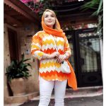 تونیک رنگی زیگ زاگ 392009/4 - Image 7