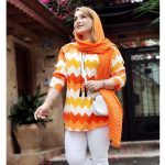 تونیک رنگی زیگ زاگ 392009/4 - Image 5