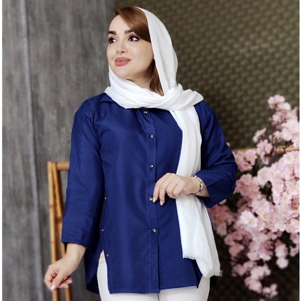 مانتو داکرون دکمه ای 3970032 - Image 14