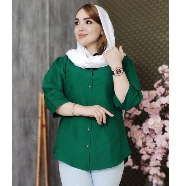 3970038.4-min مانتو داکرون آستین پفی 3970038 - Image 5