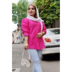 مانتو داکرون آستین پفی 3970038 - Image 4