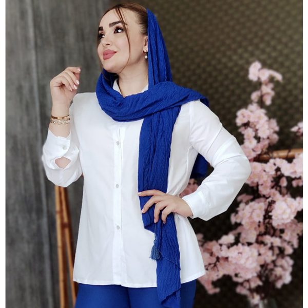 مانتو یقه مردانه سفید 3970042 - Image 2