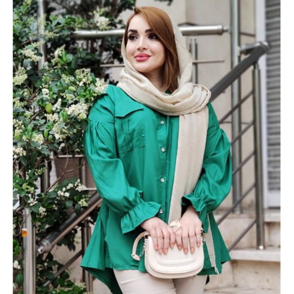 مانتو عروسکی آستین بندی 3970048 - Image 6