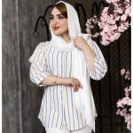 مانتو راه راه نخی - مانتو پاتریس رشت