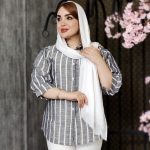 مانتو راه راه نخی - مانتو پاتریس رشت