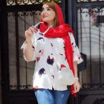 شومیز موسلین گربه - مانتو پاتریس رشت