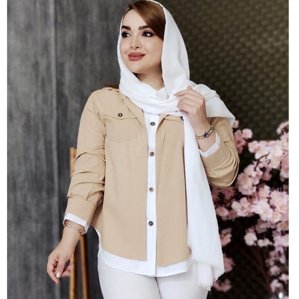 مانتو 2 تیکه لینن 3760093 - Image 8