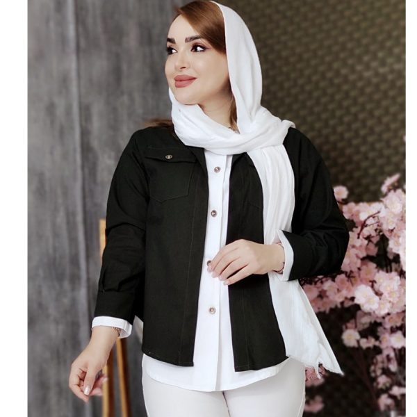 مانتو 2 تیکه لینن 3760093 - Image 9