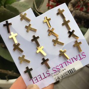 گوشواره چسبان صلیب - مانتو پاتریس رشت