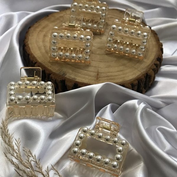 کلیپس مستطیل مرواریدی - مانتو پاتریس رشت