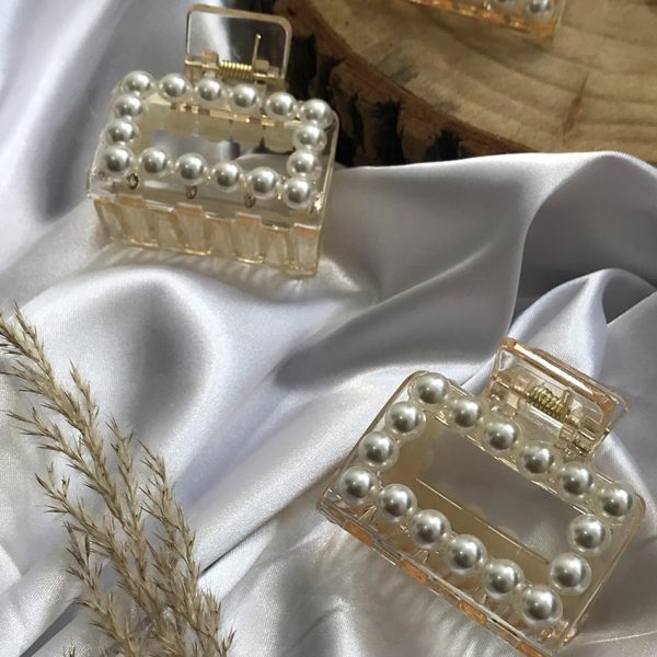 کلیپس مستطیل مرواریدی - مانتو پاتریس رشت