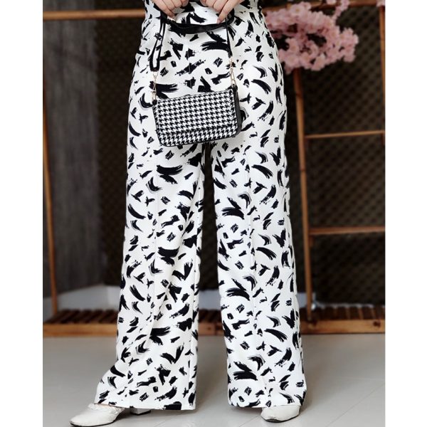 شلوار مازراتی طرحدار - مانتو پاتریس رشت