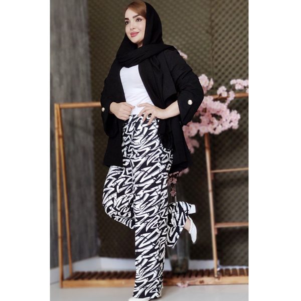 شلوار مازراتی طرحدار - مانتو پاتریس رشت