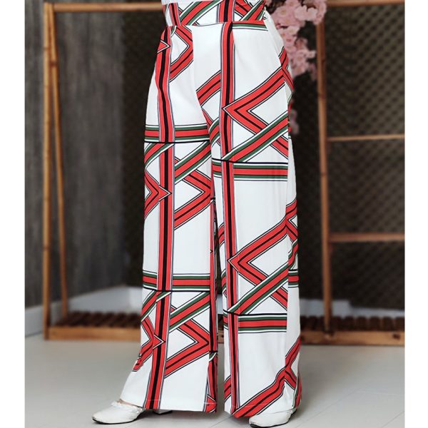 شلوار مازراتی طرحدار - مانتو پاتریس رشت