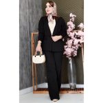 ست کت شلوار یقه آرشال مازراتی - مانتو پاتریس رشت