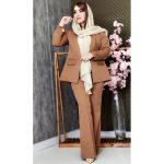 ست کت شلوار یقه آرشال مازراتی