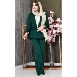 ست کت شلوار یقه آرشال مازراتی