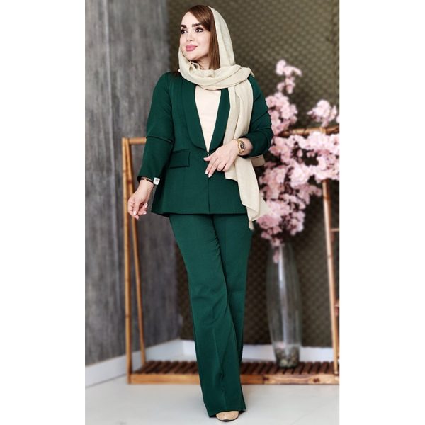 ست کت شلوار یقه آرشال مازراتی