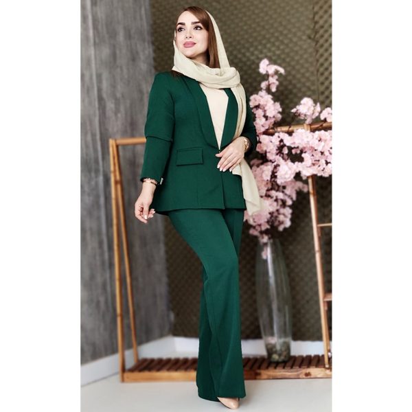 ست کت شلوار یقه آرشال مازراتی