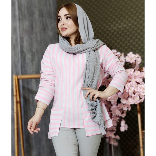 شومیز جیب دبل 408004 - Image 3