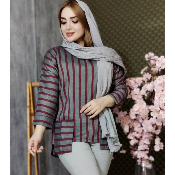 408004.8-min (1) شومیز جیب دبل 408004 - Image 1