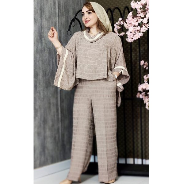 ست یقه شل کوک دوزی - مانتو پاتریس رشت