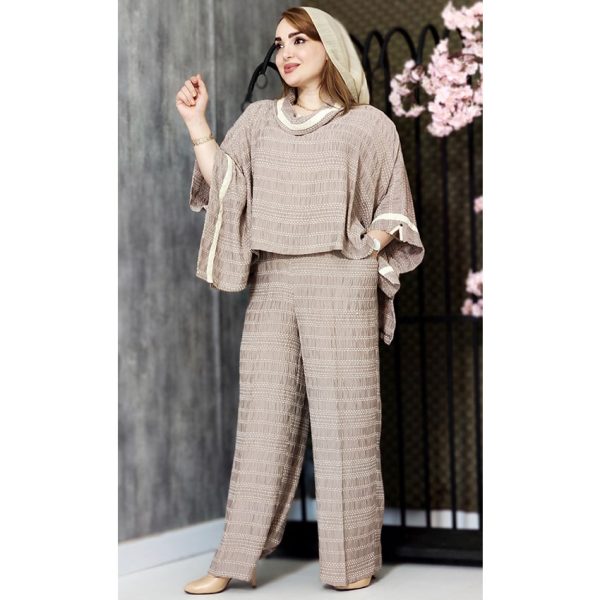 ست یقه شل کوک دوزی - مانتو پاتریس رشت