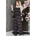 ست یقه شل کوک دوزی - مانتو پاتریس رشت