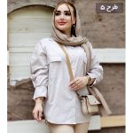 مانتو پانچ دو جیب - مانتو پاتریس رشت