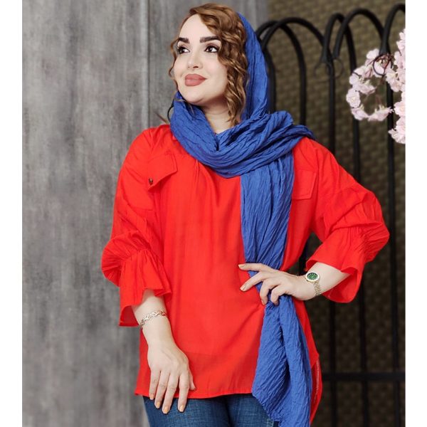 مانتو 2 جیب رنگی - مانتو پاتریس رشت