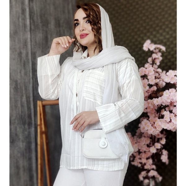 شومیز پلوتی جلوبسته - مانتو پاتریس رشت