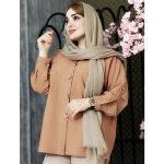 مانتو لینن دکمه چوبی - مانتو پاتریس رشت