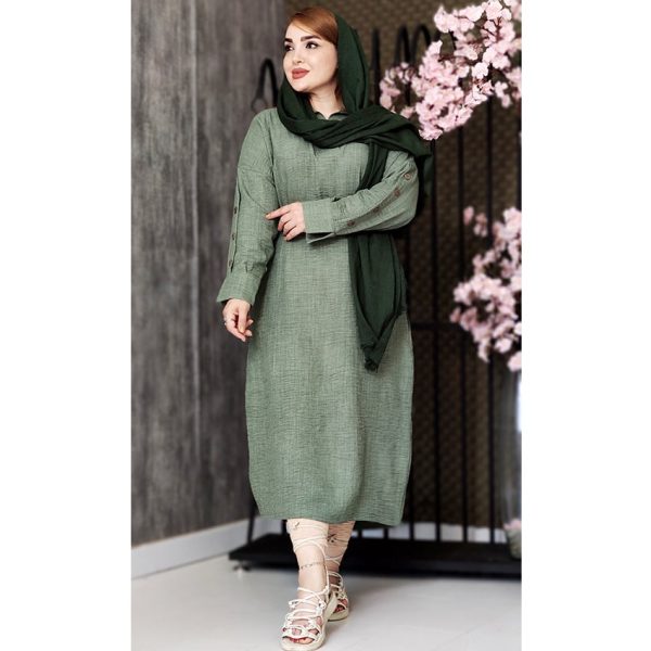 کفتان آستین دکمه ای - مانتو پاتریس رشت