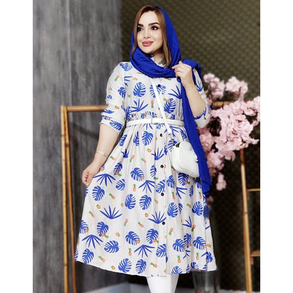 مانتو طرحدار ساحلی 76900401 - Image 8