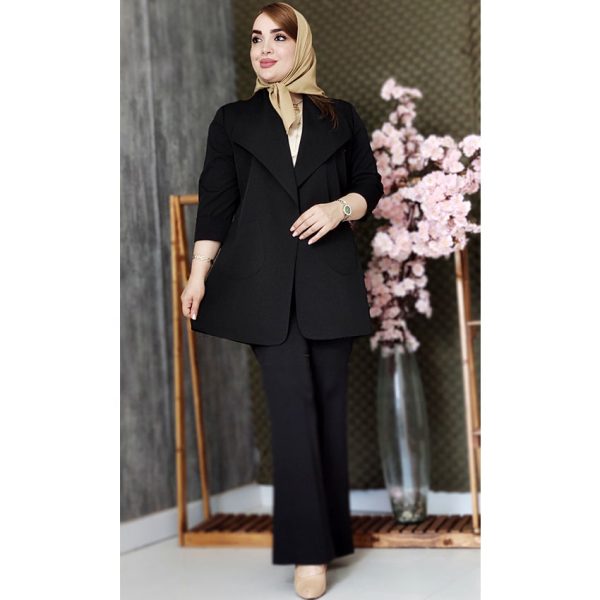 ست کت شلوار یقه آمریکایی