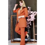 ست کت شلوار یقه آمریکایی