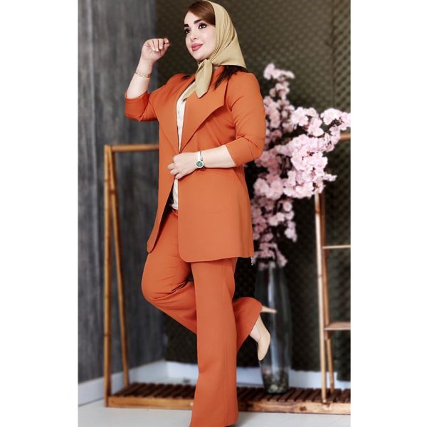 ست کت شلوار یقه آمریکایی